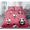 Pikkukuva 1 / 2: Xm-2# 3d Panda Animal Cute Kit Peittosetti Kolmiosainen Sarja Neljäosainen Sarja