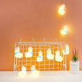 Miniatyrbild 7 av 8: 1,5 m lång 10 LED silikon nattljuskedja i söt alpackaform