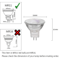 Miniatyrbilde 3 av 5: Waner 12v 35w Halogenlamper Gu5.3 Spot Base Varmhvit, Dimbar, 8-pakning