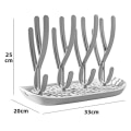 Miniatyrbilde 2 av 5: Tørkestativ for babyflasker | Drikkekopper for småbarn, grått barneservise