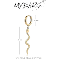 Miniatyrbilde 4 av 4: Kvinner Gull Øredobber Clam Shell Hul Stjerne Kors Lynlås Pigg Dangle Dråpe 14k Gullfylt Tiny Boho Strand Enkelt Delikat Håndlaget Hypoallerge