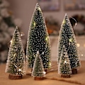 Miniatyrbild 1 av 7: Liten julgran Alla hjärtans dag dekoration 5-delad mini julgran