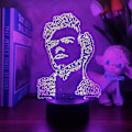 Miniatyrbillede 3 af 5: 3d Harry & Styles Natlampe Sove Lampe Til Børn Farveskiftende Edward Gave Gave Til Fans Soveværelse Dekoration Lys Led Arbejdsbordlampe A1