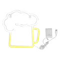 Miniatyrbild 1 av 8: Neonölsskyltar Gul Vit Batteridriven USB-driven IP45