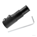 Miniatyrbilde 1 av 5: Sykkelstamforhøyer Sykkelgaffelstamforlengelse Aluminiumlegering Sykkelforhøyer Hodeadapter Passer for MTB, Sykkel, BMX svart 12cmx3.5cm