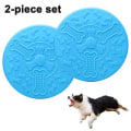 Miniatyrbillede 1 af 8: Hundefrisbee, hundelegetøj Frisbee, gummi blå