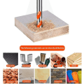 Miniatyrbilde 3 av 5: 10 stk Multifunksjonell Shank Tungsten Carbide Borsett Ultimate Punch Sets Metall Betong Mur Glass Bor