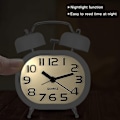 Miniatyrbild 3 av 5: Batteridriven väckarklocka: retro stil, tyst, sänggåva