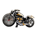 Miniatyrbild 3 av 5: Kreativ motorcykelmönster väckarklocka, cool klocka för hemmet, födelsedagspresent
