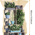 Miniatyrbillede 7 af 8: Plantebeskyttelse til vinter, frostbeskyttelse potteplante stor pose, potteplante, vinter