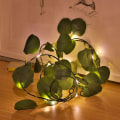 Miniatyrbillede 3 af 8: LED-lyskæde Kunstig Girlande Grønne Blade Planter Vin