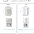 Miniatyrbillede 3 af 5: 10 stk. 3528 5050 RGB LED-strip-stik 4-bens 6,4 tommer han- og hunstik f