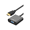 Miniatyrbild 2 av 3: HDMI till VGA HD-adapterkabel med ljud- och videokontaktomvandlare, lämplig för