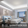 Miniatyrbillede 4 af 5: 5M LED 1200LM Cool White Dimbar, 12V 6000K 300LEDs 2835, Selvklæbende LED-strimmel