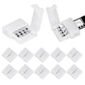 Miniatyrbillede 1 af 5: 4-pin Rgb Led lysstrimmel-stik - 50 stk.
