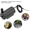 Miniatyrbillede 2 af 5: 5 stk. Mini Vandpumpe, 3W 220V DC 3V-5V Plast Nedsænkelig Pumpe til Akvarium Springvand Akvarium