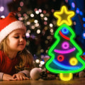 Miniatyrbild 6 av 6: LED Neonljus Julgran Form Ljusskylt USB Natt