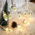 Miniatyrbilde 3 av 5: LED-ønskeflaske juletrepynt festlige lys