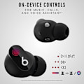 Miniatyrbillede 4 af 4: In-ear kablet øretelefon subwoofer stereo bas øretelefoner headset med mikrofon til telefon (blå)
