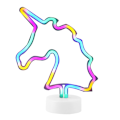 Miniatyrbillede 8 af 8: Neon skiltlys, innovativ farverig LED natlampe til skrivebord