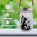 Miniatyrbilde 2 av 8: Pakke med Fairy Solar Lanterns Vanntett Hengende Frosted Glass