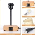 Miniatyrbilde 5 av 8: Minimalistisk design for hjemmet ditt? - Denne dimbare bordlampen med berøringskontroll