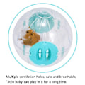 Pikkukuva 6 / 8: Hamsterpallo, 14,5 cm läpinäkyvä hamsterin juoksupallo Blue