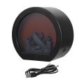 Pikkukuva 1 / 8: Takan takka-lyhty, pehmeä valo, energiansäästö, USB-ladattava