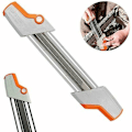 Miniatyrbild 4 av 5: Kedjesågslipare kompatibel med Stihl 3/8P Kedjesågskedja för Stihl 2 i 1 Enkel Fil 4,0 mm -