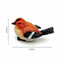 Miniatyrbild 2 av 5: Handmålad DIY-miniatyrträdgårdsdekoration med fågelprydnad för älvträdgård