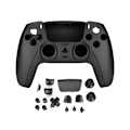 Miniatyrbilde 1 av 5: Passer for PS5-kontroller, komplett skalldeksel, dekorativt skall, knapphåndtak, skallutskifting, knapp, DIY-tilbehør