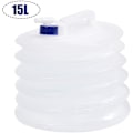 Miniatyrbilde 2 av 5: Sammenleggbar vanntank med kran - 15 L bærbar flaske - Perfekt for camping