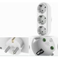 Miniatyrbilde 2 av 6: Flere stikkontakter overflatemontert, uten kabel, stikkontakt 3500 W,