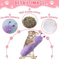 Miniatyrbild 3 av 5: Pcs Catnip Leksaker Katt Kick Ball Leksak Interaktiv Lila