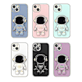 Miniatyrbillede 1 af 3: Astronaut foldbar stand cover til Iphone 13 Pro Max 11 12 Xr X Xs 7 8 Telefonbeskyttelse