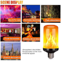 Miniatyrbilde 3 av 5: Flammeeffekt-pære, E27 5w 4 Flash-simuleringsmoduser, Led utendørslys julebelysning (4-pakning)
