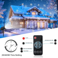 Miniatyrbilde 4 av 5: LED-projektor Jul, Snöflinga Projektor Ljus Projektorlampa