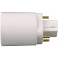 Miniatyrbillede 2 af 4: GX24Q LED-pæreadapter til E27 4-bens fatning? 2 stk?