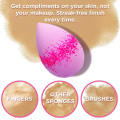 Pikkukuva 4 / 5: Foundation Blending Beauty Sponge Set, 3 kpl meikkisienen setti, Beauty Egg With Spots Pattern