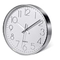 Miniatyrbild 1 av 5: Premium Silver Väggklocka - Modern Tyst Väggklocka för Hem, Kontor, Kök, 10\"
