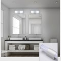 Miniatyrbillede 3 af 3: LED væglampe spejl lys badeværelse metal glas