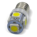 Miniatyrbild 5 av 5: Förpackning med 10 E10 9V kallvita 5 SMD 0,5W LED-lampor (kallvit, 9V)
