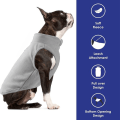 Miniatyrbillede 4 af 5: Varm pullover fleece hundetrøje med O-ring snor - Vintergrå