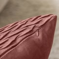 Pikkukuva 3 / 5: 18x18 \"Sammet örngott med saxtryck trim lyxigt mjukt kuddfodral lämpligt för bondgård soffa vardagsrum