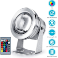 Miniatyrbillede 2 af 5: Pakke LED nedsænkelig spotlight, 5050 RGB vandtæt IP68 undervandsbelysning, LED St