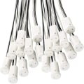Pikkukuva 1 / 5: 25 kpl G4-lampunpidin G4-kantapidin keraamisella pidikkeellä G4 Led-halogeenilampulle, 10 cm kaapeli