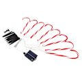 Miniatyrbilde 8 av 8: Julegodteri Stokk Lys 1 for 8 Solar Candy Cane Way