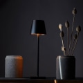 Miniatyrbillede 2 af 2: Dæmpbar trådløs bordlampe 3-vejs aluminium trådløs lampe kompatibel med løsning