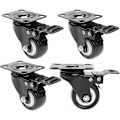 Miniatyrbilde 1 av 8: 4 stk strandstolhjul, 360 graders hjul, transporthjul, doble hjul