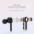 Miniatyrbillede 2 af 2: Tws Bluetooth 5.2 Earphone Sports Running Headset Vandtæt Med Mikrofon Indsættelig Hukommelseskort Earbuds Støjreduktion Hovedtelefoner